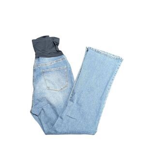 NWT SONG Maternity Jeans Slim Boot Legs Women's Large